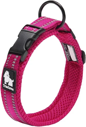 Miniatura 26 de Truelove TLC5011 - Collar para perro reflectante con hebilla Duraflex de alta calidad, cincha de nailon de alta calidad, sin estrangulamiento, Negro