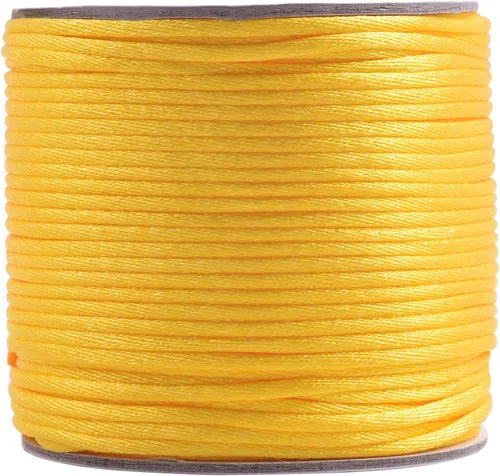 Miniatura 144 de KONMAY 80 Yardas 1.0mm Cordón Rattail de Nylon Satén Seda Trim Hilo para Cuentas para Nudos Chinos, Kumihimo, Trabajo con Cuentas, Macramé, 2-Azul