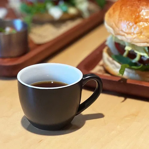 Miniatura 8 de homEdge Mini taza de café de porcelana, 3 onzas / 90 ml, pequeñas tazas de café demitasse para expreso, té - Juego de 6, multicolor