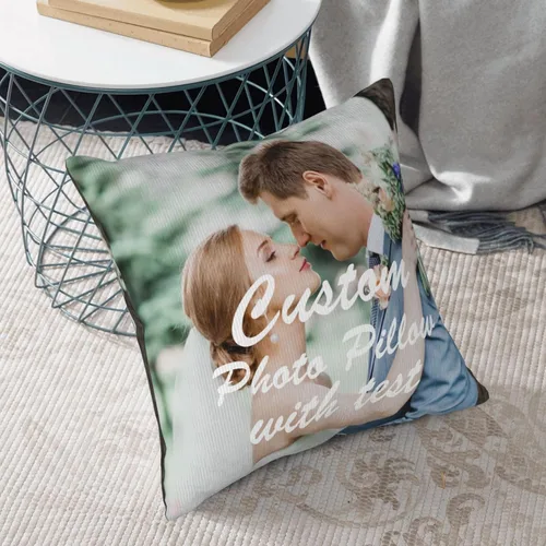 Miniatura 5 de Almohada de terciopelo personalizada para regalos personalizados, 16 x 16 pulgadas, almohada con estampado de letras temáticas de Halloween