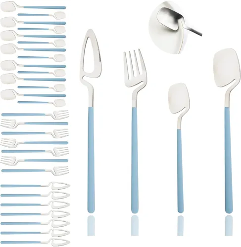 Miniatura 21 de JASHII Cuchara de mermelada de miel, mini cuchara de café de acero inoxidable, cucharadita, 6 piezas (plata mate)
