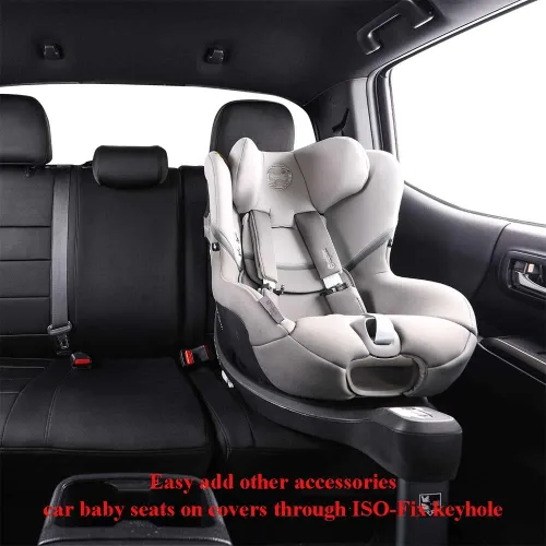 Miniatura 5 de EKR Sierra Fundas de asiento de automóvil ajuste personalizado para GMC Sierra 1500/2500/3500 (CrewCab) 2019-2026