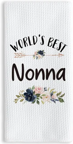 Miniatura 14 de TNUW Best Grandma - Toallas de cocina de 16 x 24 pulgadas, la mejor flor de Abuela del mundo, suave y absorbente, toalla de cocina, toallas de mano