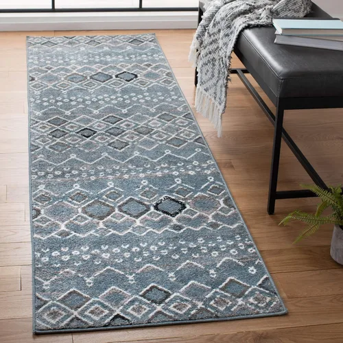 Miniatura 41 de SAFAVIEH Amsterdam Collection Alfombra Decorativa - 2.3 pies x 4 pies, Negro & Multi, Diseño Marroquí Bohemio, Sin Desprendimiento y Fácil Cuidado