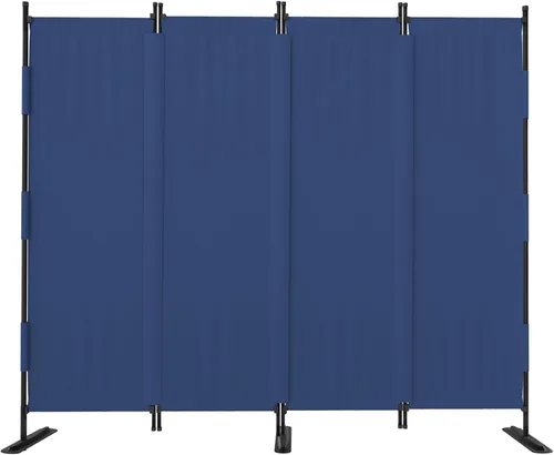 Miniatura 9 de GOJOOASIS Divisor de habitación, pantalla de privacidad plegable de 4 paneles, divisores de habitación pequeños portátiles de 88 pulgadas, divisores