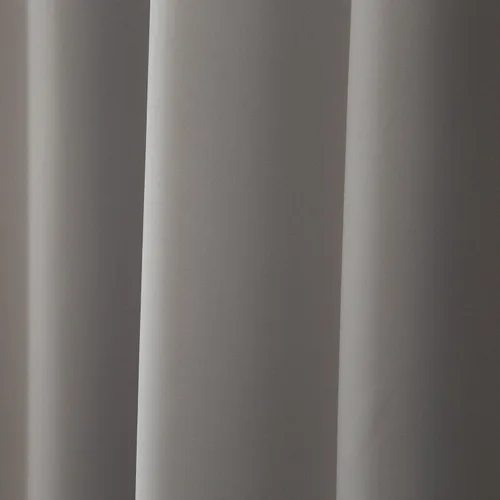 Miniatura 3 de Best Home Fashion Cortinas opacas con aislamiento térmico de alta calidad, pestaña trasera, bolsillo para barra, color gris, 52 pulgadas de ancho x