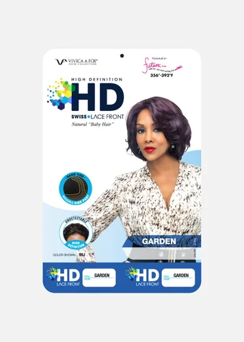 Miniatura 4 de Vivica A. Fox, Jardín, encaje frontal HD, pelo de bebé natural, estilo envolvente en capas con peluca barrida (2 marrón oscuro)