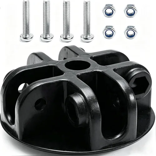 Conector de soporte central de techo de 4 vías, piezas de repuesto para tienda de campaña, piezas de repuesto de toldo emergente para exteriores