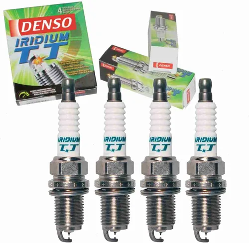 4 bujías DENSO Iridium TT compatibles con Toyota Tacoma 2.4L 2.7L L4 1995-2004