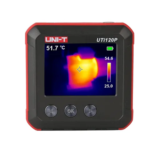 Miniatura 2 de UNI-T Cámara de imágenes térmicas recargable 10800 píxeles 120x90 resolución IR cámara infrarroja imagen térmica 3 paletas de color -4~752℉/-20~400℃