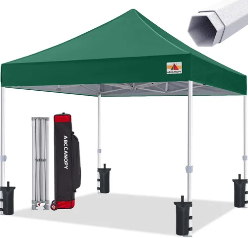 Miniatura 53 de ABCCANOPY Tienda de campaña con toldo emergente comercial 10x10 Serie Premium, Beige