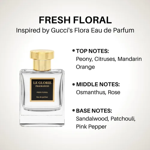 Miniatura 2 de Inspirado en G*cci Flora (Edición Limitada-Descontinuado) Eau de Parfum, EDP Floral Fresco, Perfume en Spray de Larga Duración 12-14 Horas