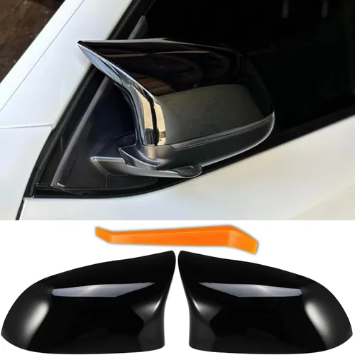 Miniatura 10 de M Style Fundas de Espejo Lateral de Coche Reemplazo para BMW X5 F15 X3 F25(LCL) X4 F26 M40i X6 F16 2013-2018 Accesorios de Fibra de Carbono Exterior