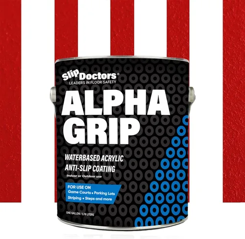 Miniatura 7 de Alpha Grip Pintura Antideslizante para Concreto y Asfalto – Revestimiento Antideslizante Ideal para Marcar Estacionamientos, Patios de Juegos y Negro