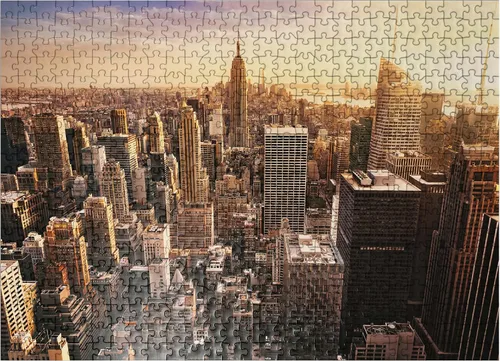 Miniatura 7 de MyPuzzle Skyline - Nueva York - Rompecabezas prémium de 100 piezas para adultos