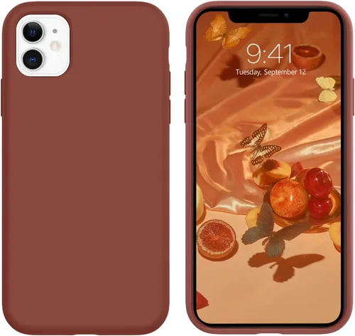 Miniatura 201 de GUAGUA Funda compatible con iPhone 17 Pro Max de 6.9 pulgadas, silicona líquida, goma de gel suave, delgada, forro de microfibra delgada