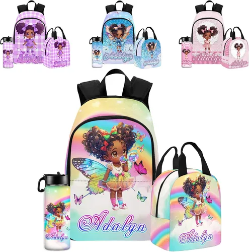 Miniatura 193 de Texto personalizado Elefante desgaste gafas mochila mochila mochila casual Daypack bolsa para mamá niñas, color86-4, Mochilas Daypack