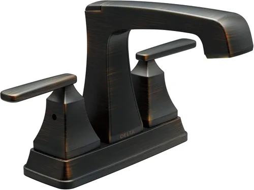 Miniatura 8 de Delta Faucet Ashlyn - Grifo de baño central cromado, grifo de lavabo de baño, tecnología de sello de diamante, ensamblaje de drenaje de metal