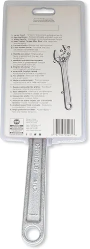 Miniatura 9 de Llave ajustable Crescent de 12" - Con tarjeta - AC212VS, cromada (Paquete de 2)