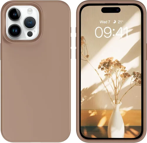 Miniatura 42 de GUAGUA Funda compatible con iPhone 17 Pro Max de 6.9 pulgadas, silicona líquida, goma de gel suave, delgada, forro de microfibra delgada