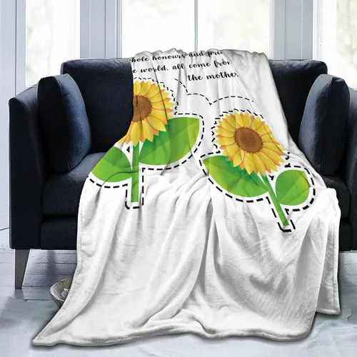 Miniatura 30 de Manta del día de San Patricio, manta decorativa de tréboles verdes irlandeses para primavera, 40 x 50 pulgadas, manta de franela suave para viajes