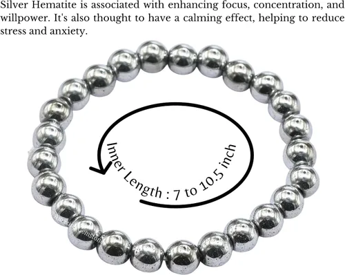 Miniatura 347 de Amazing Gemstone Crystal Bracelet for Women Men's Gifts - Protection Healing Crystal Bracelet - 8mm Gemstone Beaded Stretchable Bracelet Pulseras