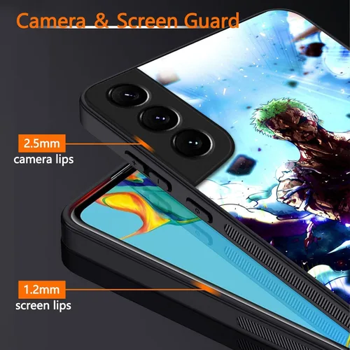 Miniatura 5 de Funda 3D Anime Motion para Samsung Galaxy S22, a prueba de golpes, suave, antiarañazos, manga cambiable, compatible con Samsung Galaxy S22, 6.1