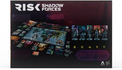 Miniatura 9 de Hasbro Gaming Avalon Hill Risk Shadow Forces - Juego de mesa de estrategia, juegos de guerra para adultos y familia, a partir de 13 años, para 3-5
