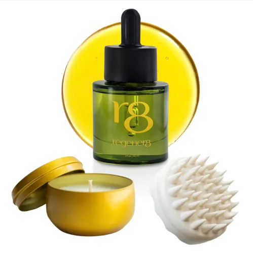 Miniatura 9 de regener8 Aceite para el cabello y el cuero cabelludo para mujeres, mezcla de aceites esenciales y portadores para adelgazamiento y pérdida