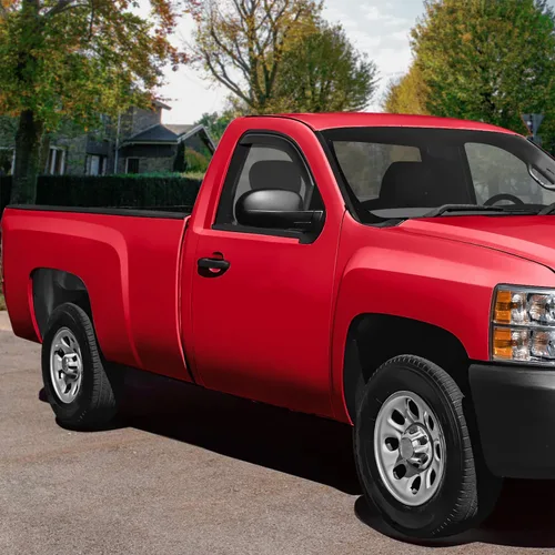Miniatura 6 de Voron Glass Protectores de lluvia extra duraderos en canal para camiones Chevrolet (Chevy) Silverado/GMC Sierra 2007-2013 cabina regular, Para