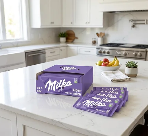Miniatura 7 de Milka Alpenmilch - Barra de chocolate, 3.5 onzas (paquete de 24)