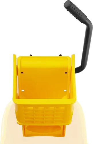 Miniatura 3 de Repuesto de escurridor de prensa lateral para cubo de trapeador comercial de marca Dryser de 26 y 33 cuartos de galón, amarillo