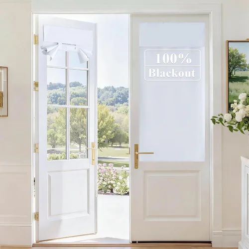 Miniatura 108 de RYB HOME 2 Paneles Cubierta de Ventana de Puerta de Aula, Persianas Opacas para Ventanas y Puertas de Aula Cubierta Persianas de Confinamiento
