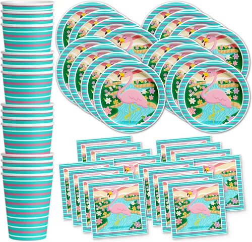 Miniatura 19 de Suministros para fiesta de cumpleaños de cocodrilo, juego de vajilla de cocodrilo para cumpleaños de niño, kit incluye platos, servilletas y tazas