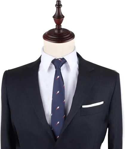 Miniatura 8 de AUSCUFFLINKS Corbatas deportivas y especiales Corbatas para hombres Lazos tejidos ajustados para el cuello Regalo para colega de trabajo