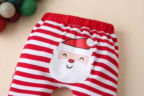 Miniatura 6 de VINUOKER Ropa de Navidad para bebé, conjuntos de ropa de Navidad para Año Nuevo, 3 piezas, conjuntos de ropa infantil