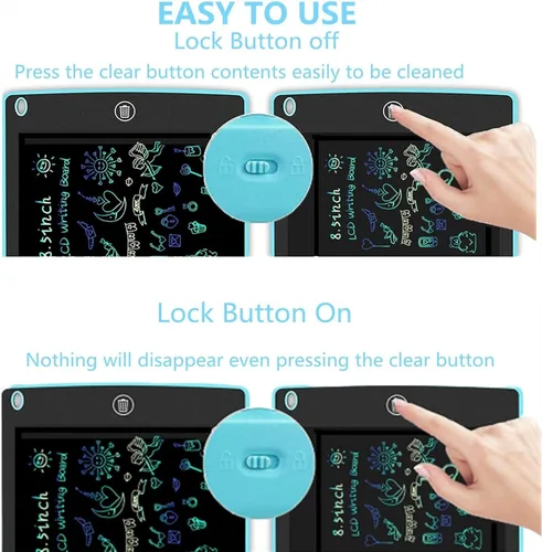 Miniatura 2 de Tableta de escritura LCD para niños, tablero de escritura de dibujo electrónico, tablero de dibujo educativo para niños de 6 años en adelante, niños