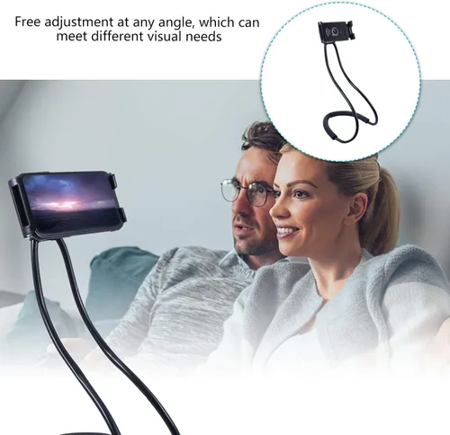 Miniatura 4 de Hemobllo Soporte para teléfono móvil - Soporte para teléfono celular Lazy Soporte para teléfono celular Soporte universal para teléfono