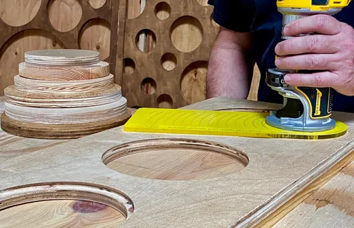 Miniatura 2 de Jasper 290 Circle Jig - Revista de madera grado A (solo grado A) 268 círculos de 1½"-18 3/16" Modelos estándar y PRO Enrutadores inalámbricos