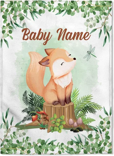 Miniatura 15 de FLOCHIL Manta de bebé personalizada para niños, manta de bebé personalizada con nombre, manta de bebé occidental personalizada, regalo para baby