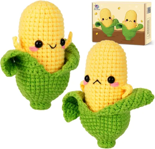 Miniatura 7 de Kit de ganchillo Crochetta para principiantes, kit de ganchillo para principiantes para adultos con videotutoriales paso a paso, kits de animales