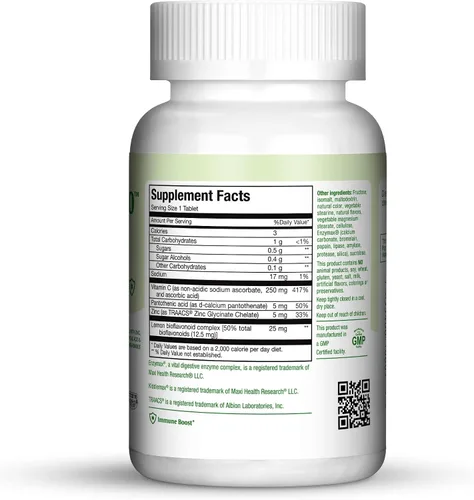 Miniatura 2 de Maxi Salud Chewable yummie Vitamina C "250mg – inmune Booster – Cereza Sabor, YCC9, 1, 1