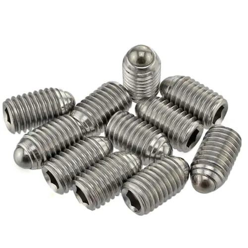 Miniatura 4 de Tornillos de agarre de punta de bola de resorte hexagonal de acero inoxidable M3 x 0.236 in 20pcs