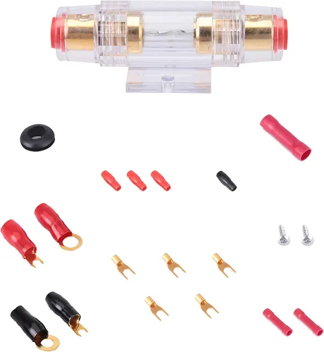 Miniatura 3 de Pyle Kit de cableado estéreo para automóvil - Amplificador de audio y subwoofer Altavoces Cables de instalación (calibre 4), azul (PLAM40)