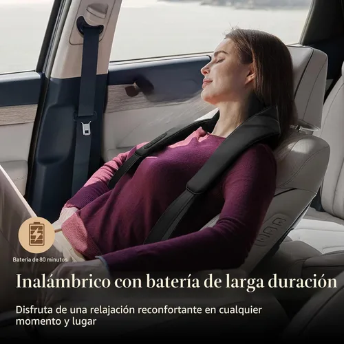 Miniatura 7 de CuPiLo Masajeador de cuello inalámbrico con calor, masajeador de hombros 4D elegible para HSA Store FSA para aliviar el dolor de tejido profundo