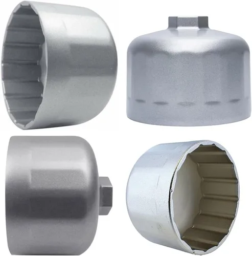 Miniatura 2 de 3.386 in 16 Flauta filtro de aceite Llave de filtro de herramienta estilo cartucho Casquillos de carcasa para BMW Volvo X1/X3/X4/X5/X6 Series