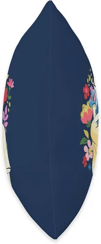 Miniatura 2 de Disney Princess Snow White - Almohada floral, 16 x 16 pulgadas, multicolor