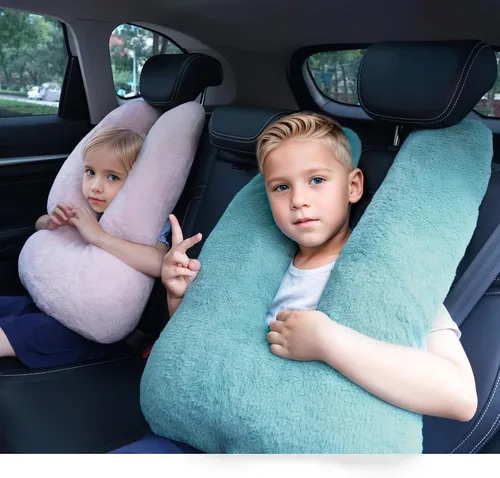 Miniatura 2 de Atablyn La almohada de cuello para niños proporciona doble apoyo a la cabeza y el cuello en cualquier posición de sueño en vuelos, automóviles