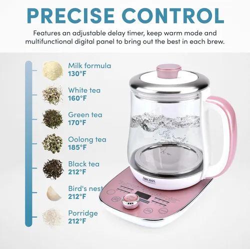 Miniatura 5 de Hervidor de agua Nutri-Water 16 en 1, té verde, té de frutas, té de flores, recetas tradicionales asiáticas