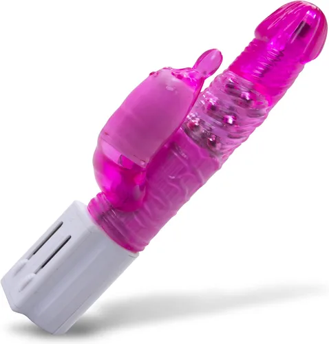 Miniatura 7 de LeLuv Conejo Vibrador Toadstool Tip Eje Remolino Silencioso Azul